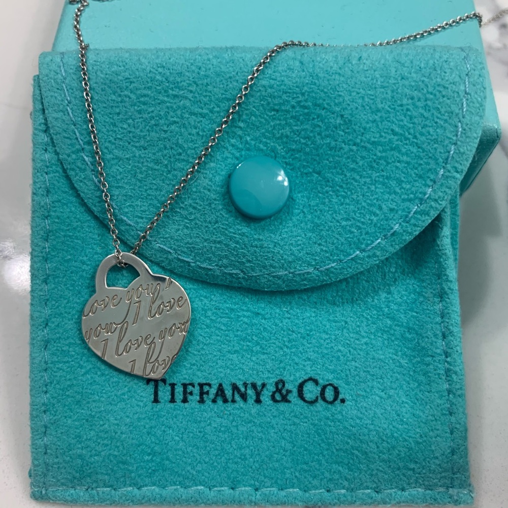 Tiffany & Co. “I love you” Necklace
